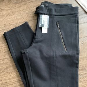 New with tags black double zip pocket pants